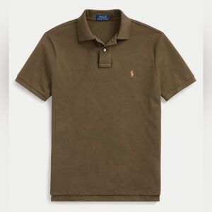 🆕 Polo Ralph Lauren Men's Classic-Fit Mesh Polo Shirt. “Canopy Olive”, XL, 2XL